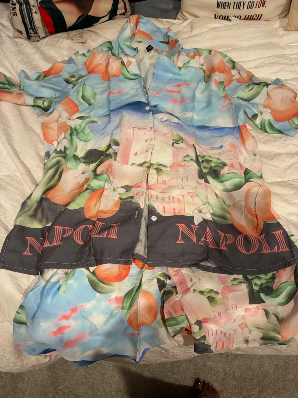 H&M two piece short set size medium
